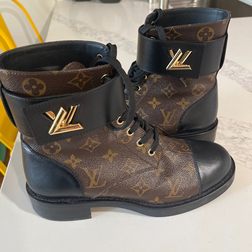 Louis Vuitton ranger boots